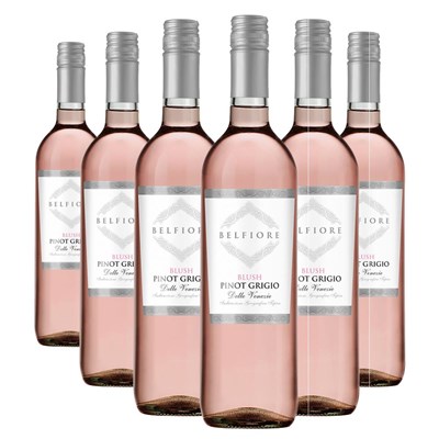 Case of 6 Belfiore Pinot Grigio Blush Rose Wine